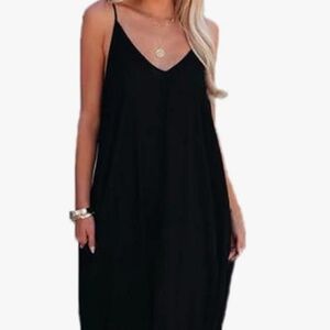 NWT Black Maxi Dress - Small - Pockets